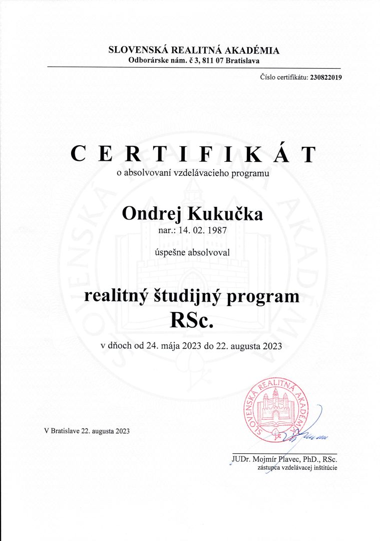 certifikat_rsc_-_ondrej_kukucka