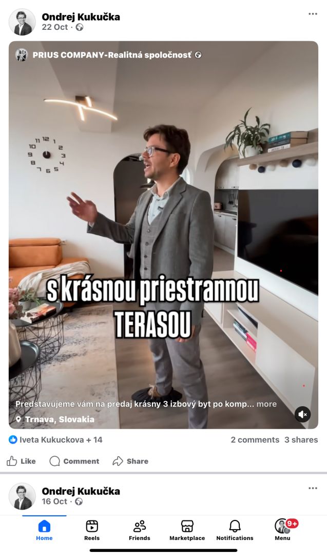 VIDEO SPOT NA SOCIÁLNE SIETE