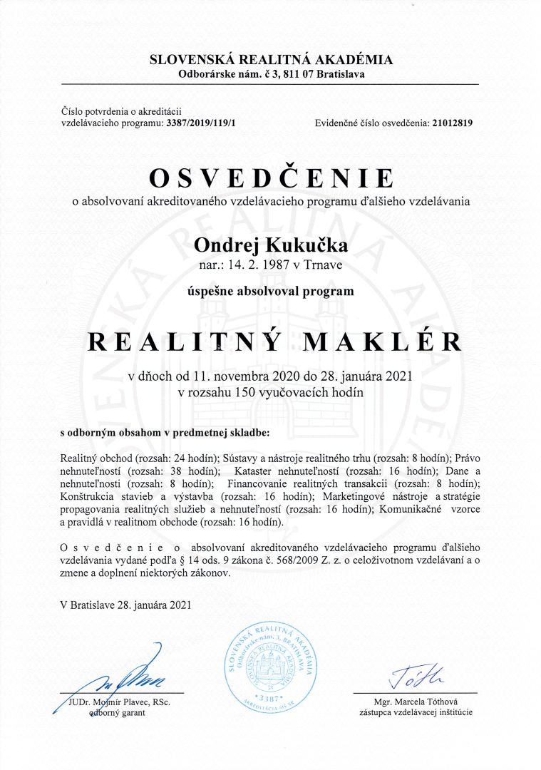 osvedcenie_realitny_makler_-_ondrej_kukucka